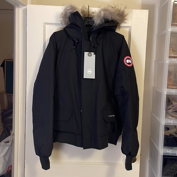 Men’s Canada Goose Chilliwack Fur Bomber Sz L - Picture 2 of 7